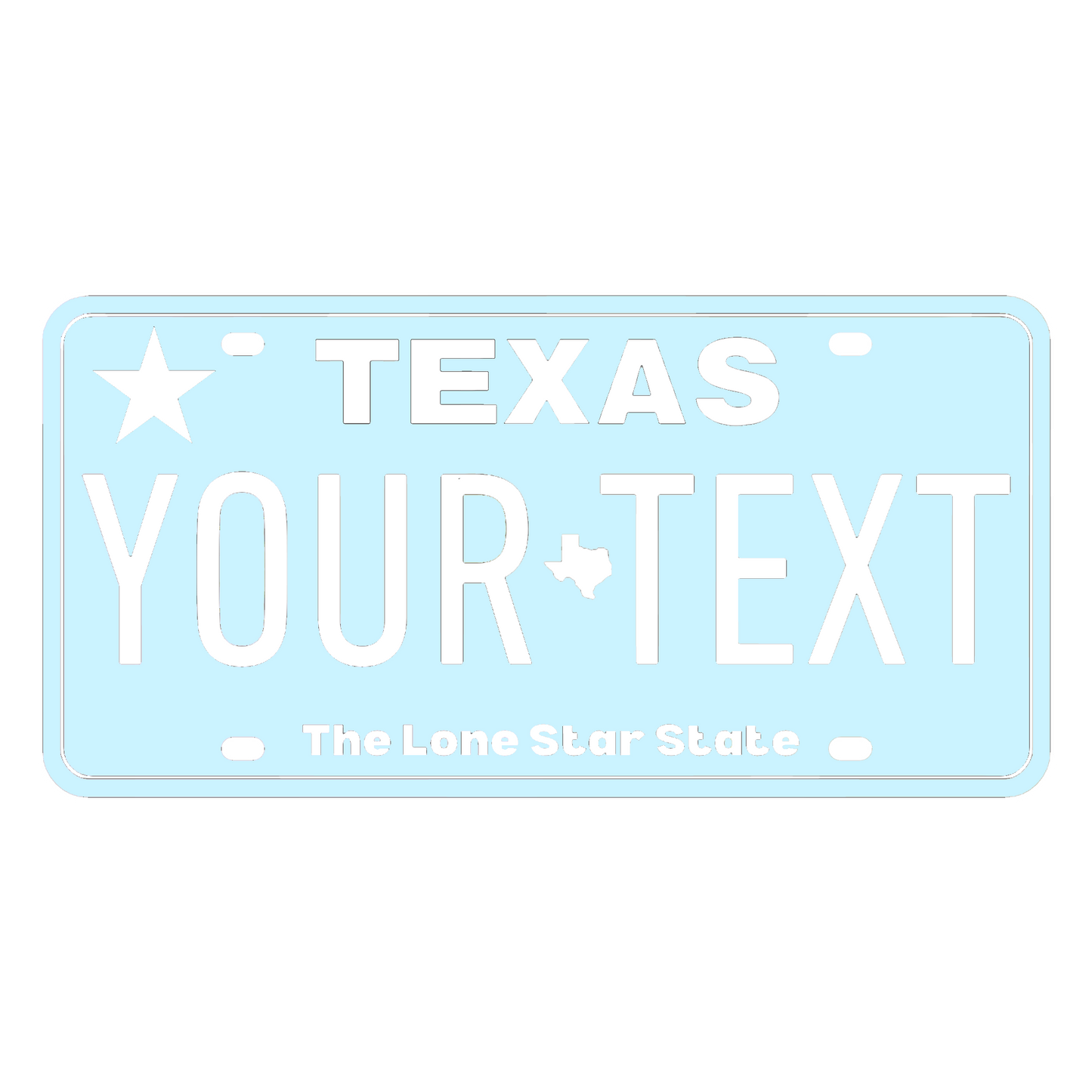 Custom License Plate Magnet