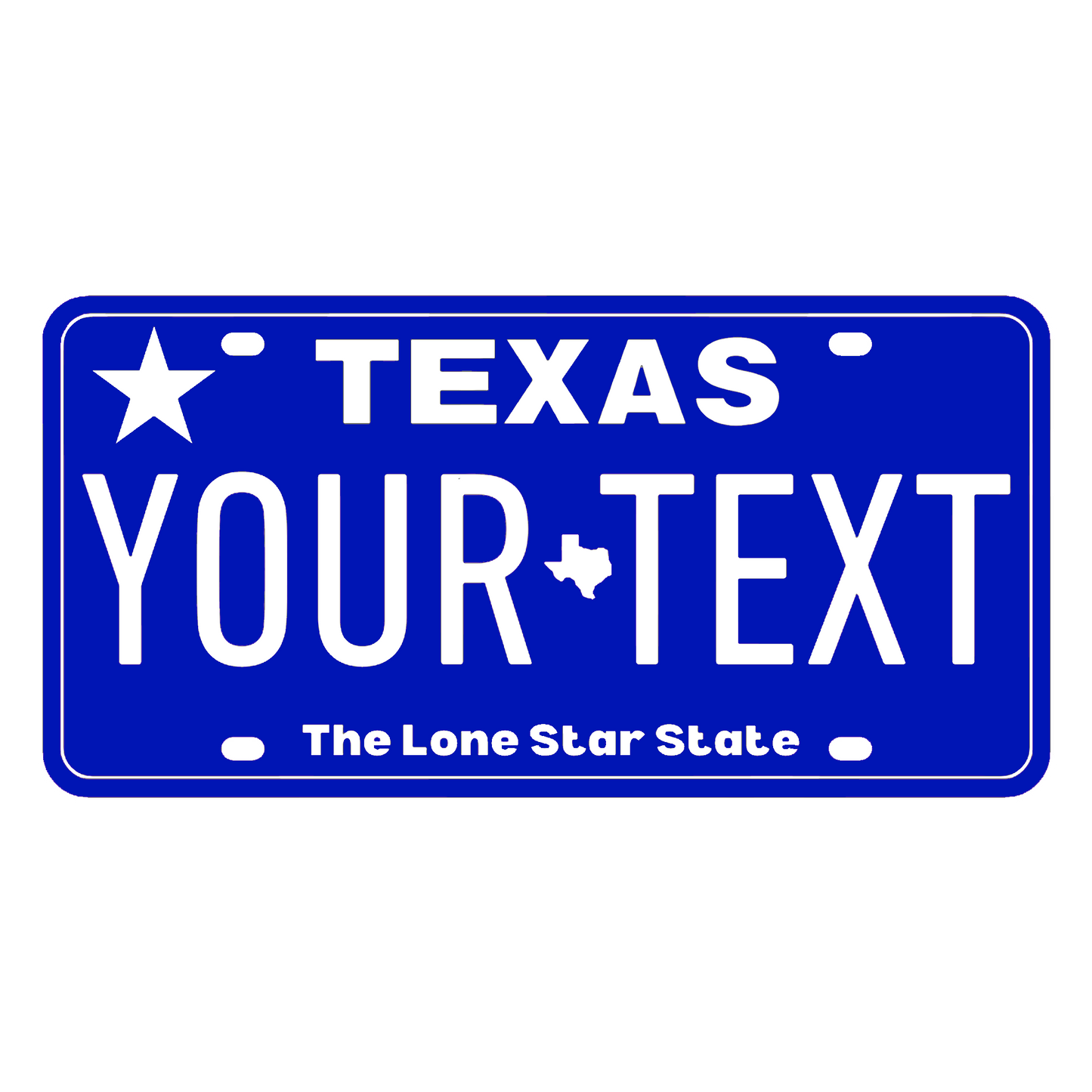 Custom License Plate Magnet