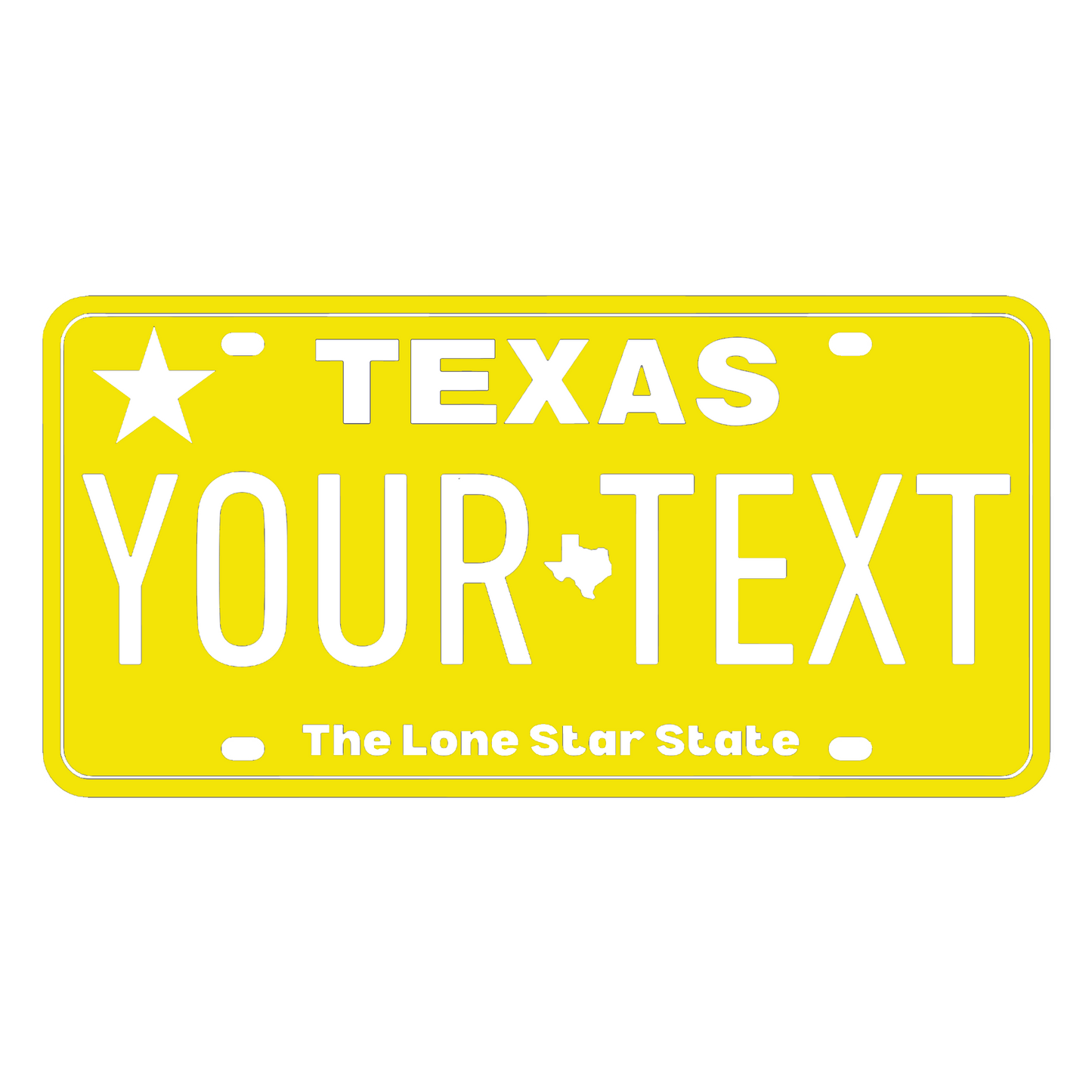 Custom License Plate Magnet